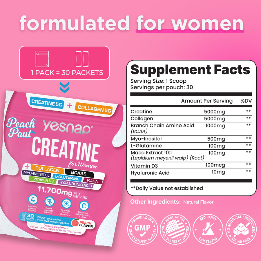 Peach Creatine for Women