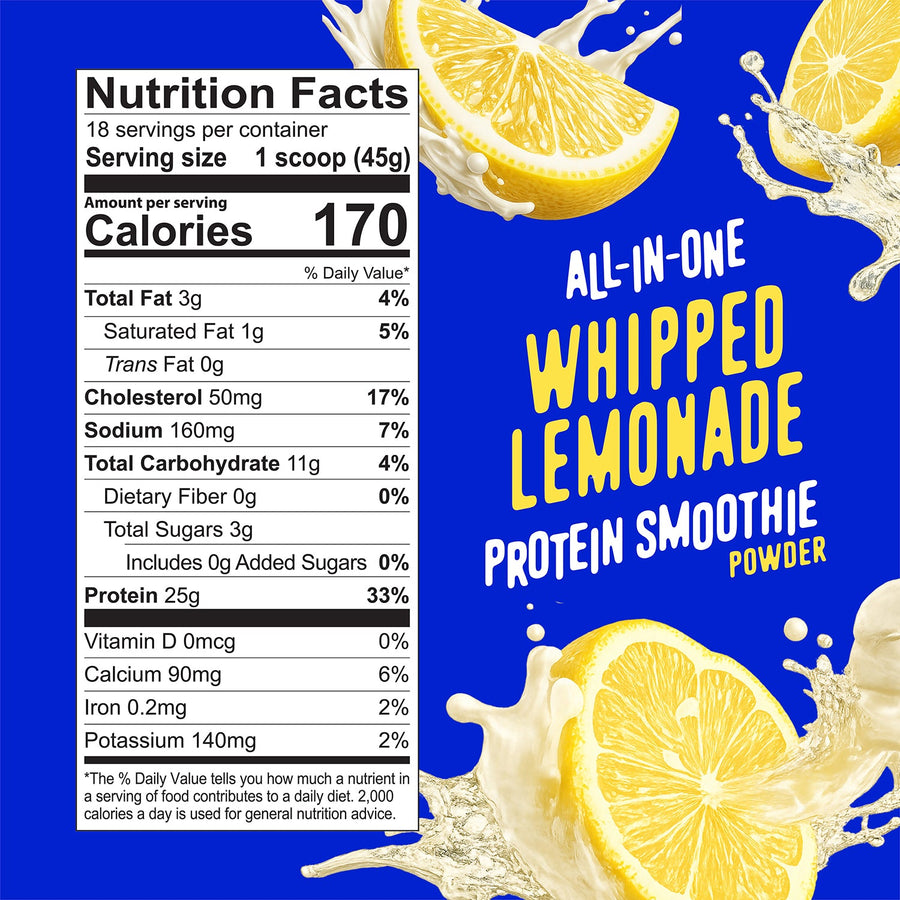 Whipped Lemonade Protein Smoothie