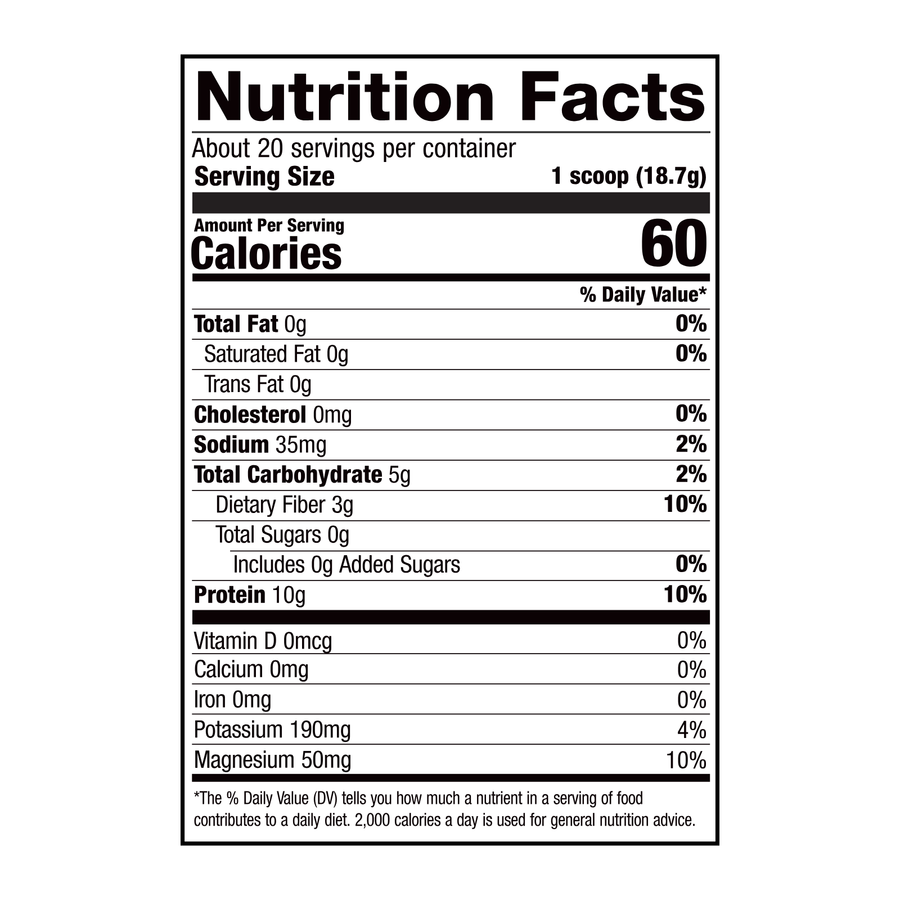 Nutrition Facts and ingredients